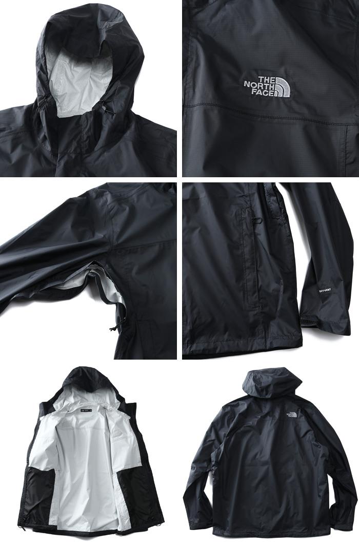 【bb1020】大きいサイズ メンズ THE NORTH FACE ノースフェイス フルジップ フーデッド ナイロン ジャケット M VENTURE 2 JACKET USA直輸入 nf0a2vd3-cx6