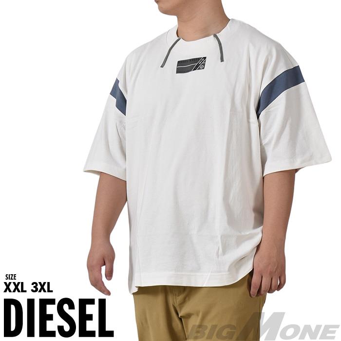 大きいサイズ メンズ DIESEL ディーゼル 半袖 Tシャツ T-BEST 直輸入品 a08568-0nfae