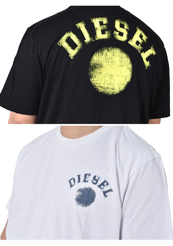 大きいサイズ メンズ DIESEL ディーゼル プリント 半袖 Tシャツ T-JUST-K3 直輸入品 a08687-0grai