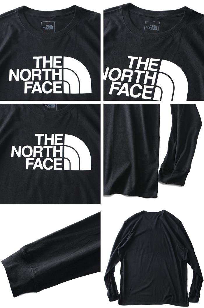 大きいサイズ メンズ THE NORTH FACE ノースフェイス プリント 長袖 Tシャツ ロンT HALF DOME TEE USA直輸入 nf0a4aak-ky4