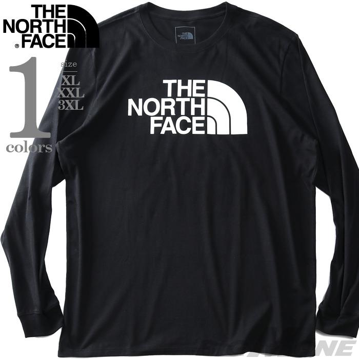 大きいサイズ メンズ THE NORTH FACE ノースフェイス プリント 長袖 Tシャツ ロンT HALF DOME TEE USA直輸入 nf0a4aak-ky4