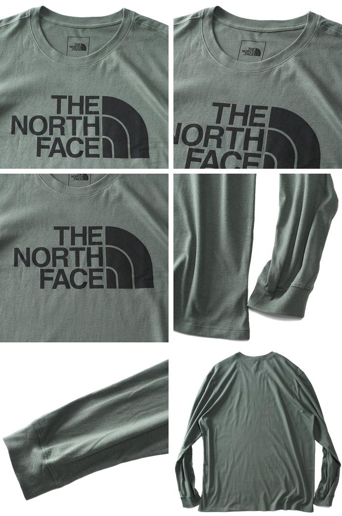 【bb1020】大きいサイズ メンズ THE NORTH FACE ノースフェイス プリント 長袖 Tシャツ ロンT HALF DOME TEE USA直輸入 nf0a4aak-wtq