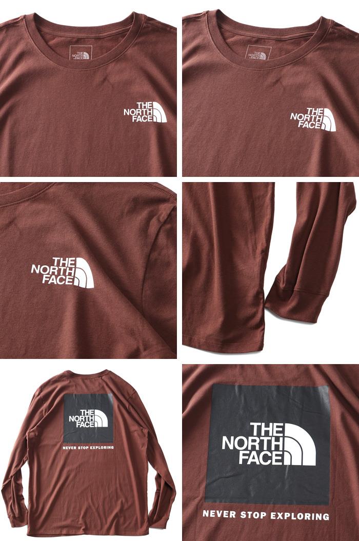 【bb1020】大きいサイズ メンズ THE NORTH FACE ノースフェイス ロンT 長袖 Tシャツ バックプリント BOX NSE TEE USA直輸入 nf0a4762-8c3