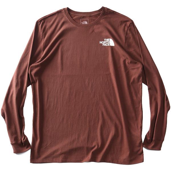 【bb1020】大きいサイズ メンズ THE NORTH FACE ノースフェイス ロンT 長袖 Tシャツ バックプリント BOX NSE TEE USA直輸入 nf0a4762-8c3