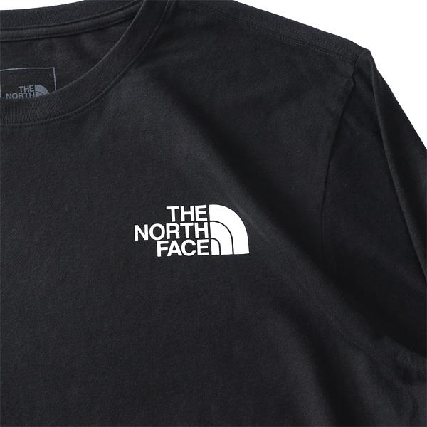 大きいサイズ メンズ THE NORTH FACE ノースフェイス ロンT 長袖 Tシャツ バックプリント BOX NSE TEE USA直輸入 nf0a4762-ky4