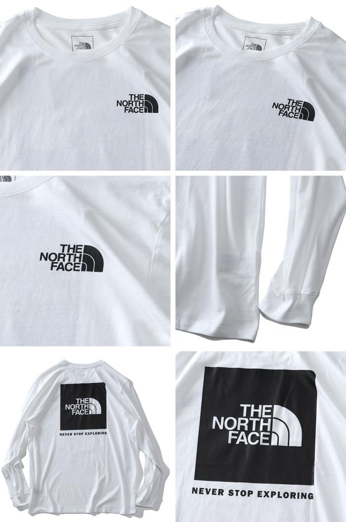 【bb1020】大きいサイズ メンズ THE NORTH FACE ノースフェイス ロンT 長袖 Tシャツ バックプリント BOX NSE TEE USA直輸入 nf0a4762-la9