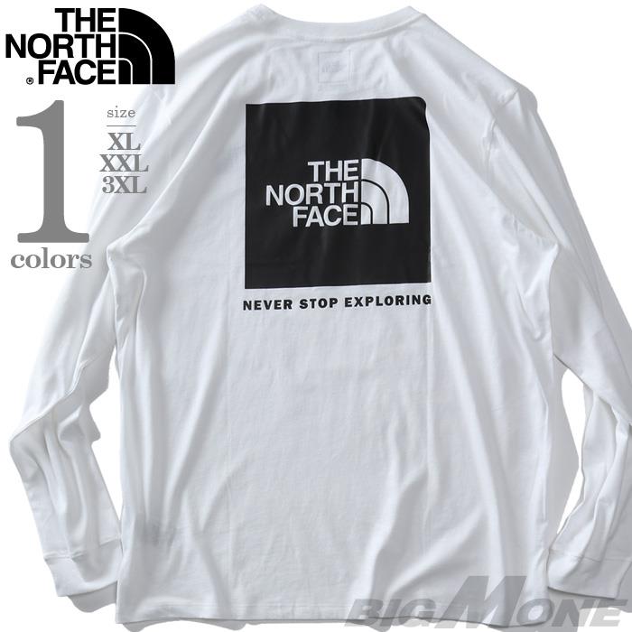 【bb1020】大きいサイズ メンズ THE NORTH FACE ノースフェイス ロンT 長袖 Tシャツ バックプリント BOX NSE TEE USA直輸入 nf0a4762-la9