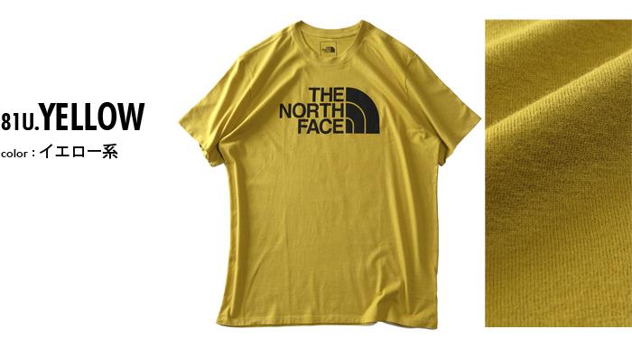 大きいサイズ メンズ THE NORTH FACE ノースフェイス プリント 半袖 Tシャツ HALF DOME TEE USA直輸入 nf0a4m4p-81u