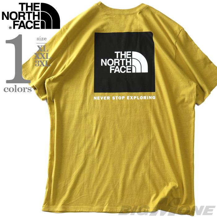 大きいサイズ メンズ THE NORTH FACE ノースフェイス 半袖 プリント Tシャツ SS BOX NSE TEE USA直輸入  nf0a4763-81u