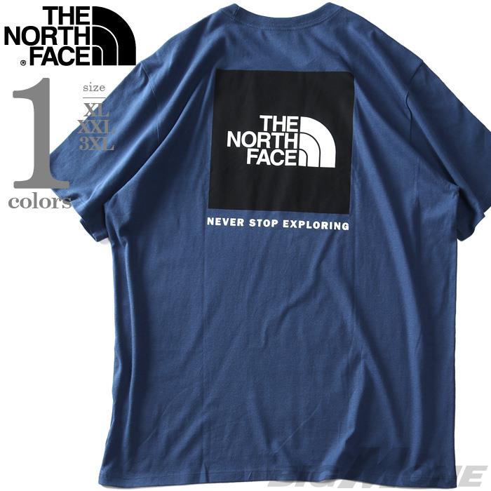大きいサイズ メンズ THE NORTH FACE ノースフェイス 半袖 プリント Tシャツ SS BOX NSE TEE USA直輸入 nf0a4763-mpf