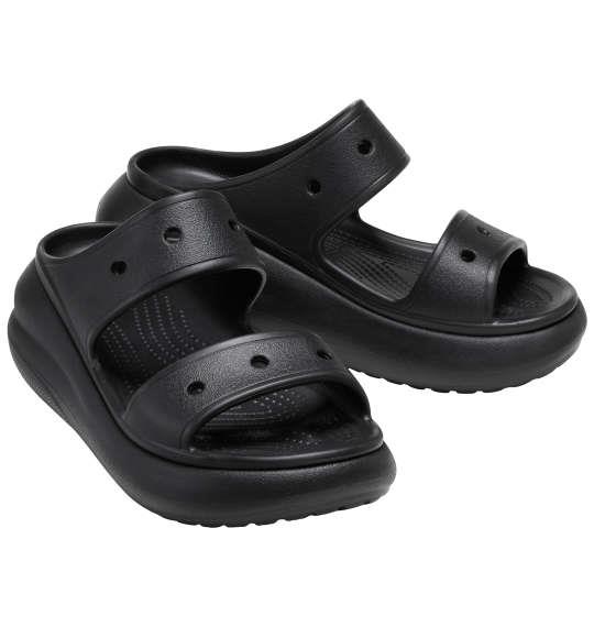 大きいサイズ メンズ crocs サンダル CLASSIC CRUSH SANDAL ブラック 1240-3230-1 M11 M12 M13