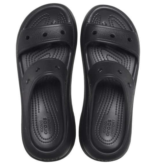 大きいサイズ メンズ crocs サンダル CLASSIC CRUSH SANDAL ブラック 1240-3230-1 M11 M12 M13