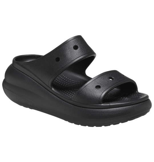 大きいサイズ メンズ crocs サンダル CLASSIC CRUSH SANDAL ブラック 1240-3230-1 M11 M12 M13