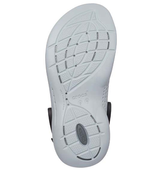 大きいサイズ メンズ crocs サンダル LITERIDE 360 CLOG ブラック × グレー 1240-3234-2 M11 M12 M13