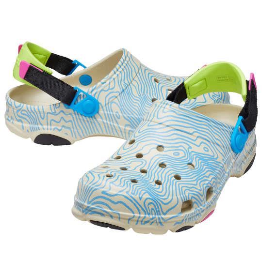 大きいサイズ メンズ crocs サンダル CLASSIC ALL TERRAIN TOPOGRAPHIC CLOG ボーン × マルチ 1240-3236-1 M11 M12 M13 M14 M15 M16 M17