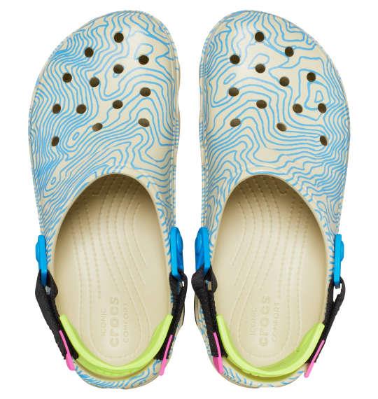 大きいサイズ メンズ crocs サンダル CLASSIC ALL TERRAIN TOPOGRAPHIC CLOG ボーン × マルチ 1240-3236-1 M11 M12 M13 M14 M15 M16 M17