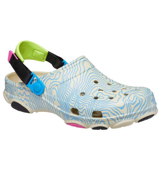 大きいサイズ メンズ crocs サンダル CLASSIC ALL TERRAIN TOPOGRAPHIC CLOG ボーン × マルチ 1240-3236-1 M11 M12 M13 M14 M15 M16 M17