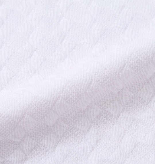 大きいサイズ メンズ COLLINS TPU格子ジャガード Vネック 半袖 Tシャツ ホワイト 1258-3260-1 3L 4L 5L 6L 8L