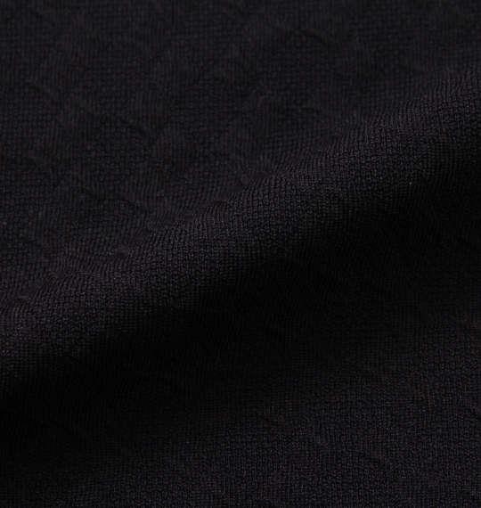 大きいサイズ メンズ COLLINS TPU格子ジャガード Vネック 半袖 Tシャツ ブラック 1258-3260-2 3L 4L 5L 6L 8L