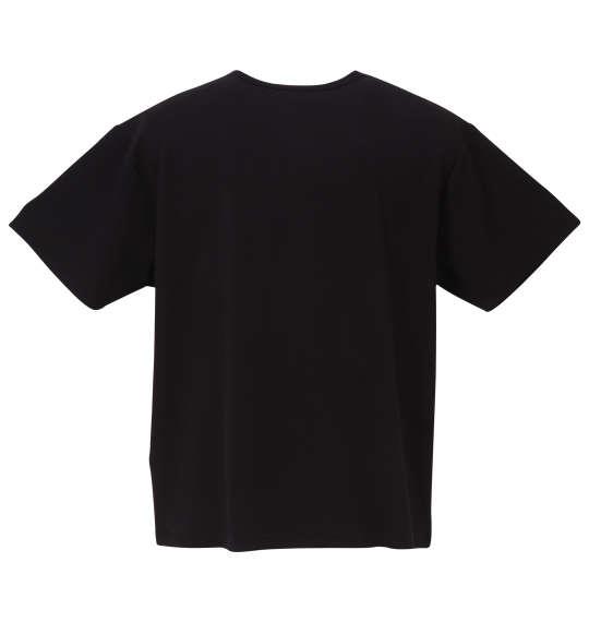 大きいサイズ メンズ COLLINS TPUフクレジャガード ヘンリーネック 半袖 Tシャツ ブラック 1258-3261-2 3L 4L 5L 6L 8L