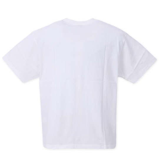 大きいサイズ メンズ SHELTY ベアー刺繍 半袖 Tシャツ オフホワイト 1268-3230-1 3L 4L 5L 6L 8L