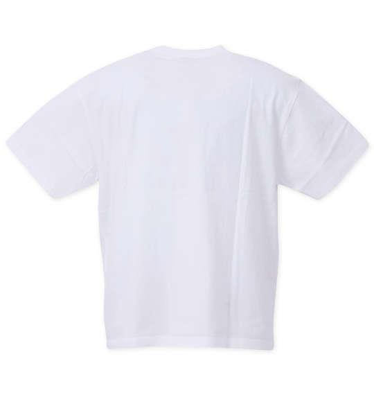 大きいサイズ メンズ SHELTY ベアープリント 半袖 Tシャツ オフホワイト 1268-3231-1 3L 4L 5L 6L 8L