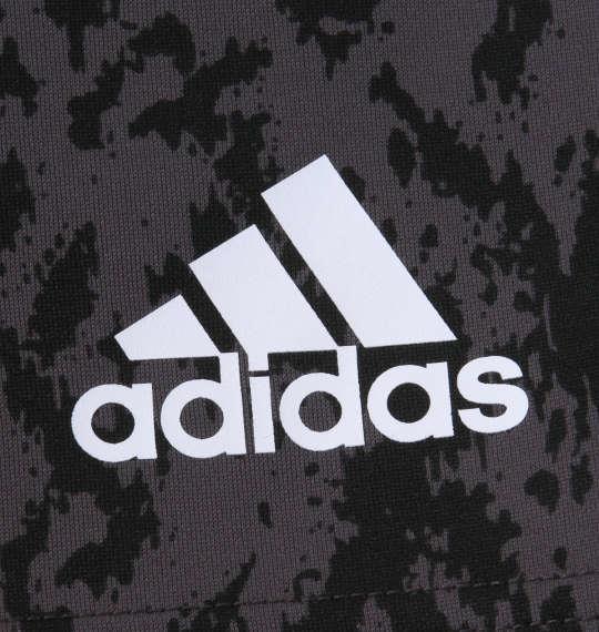 大きいサイズ メンズ adidas 総柄 ハーフパンツ ダークグレー 1274-3230-2 3XO 4XO 5XO 6XO 7XO 8XO