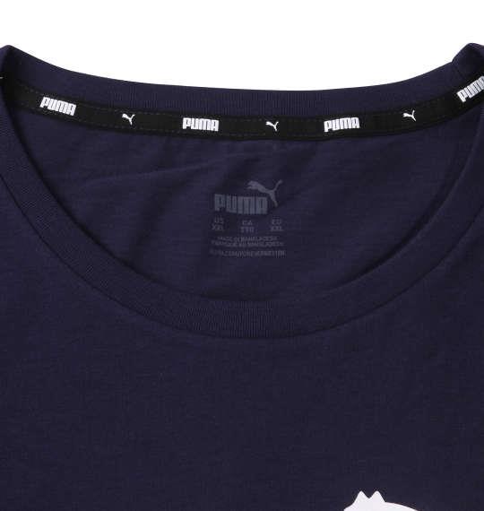 大きいサイズ メンズ PUMA エッセンシャルロゴ 半袖 Tシャツ ピーコート 1278-3202-1 2XL 3XL 4XL