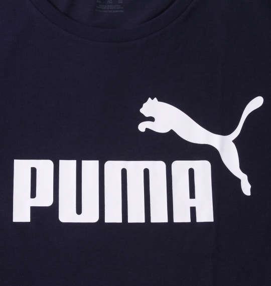 大きいサイズ メンズ PUMA エッセンシャルロゴ 半袖 Tシャツ ピーコート 1278-3202-1 2XL 3XL 4XL