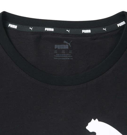 大きいサイズ メンズ PUMA エッセンシャルロゴ 半袖 Tシャツ プーマブラック 1278-3202-2 2XL 3XL 4XL