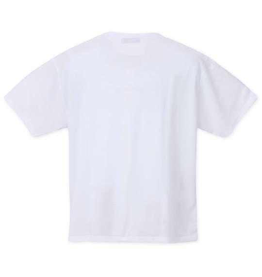 大きいサイズ メンズ PSYCHO NATION サイコベアジップ切替 半袖 Tシャツ ホワイト 1278-3207-1 3L 4L 5L 6L