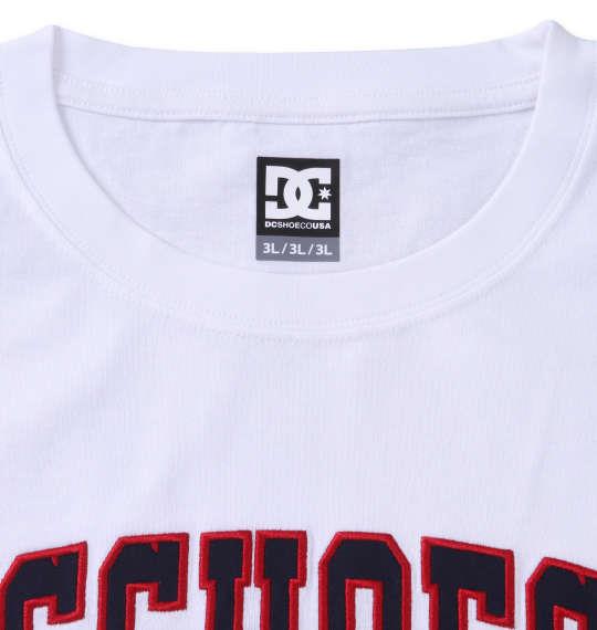 大きいサイズ メンズ DCSHOES 23 ARCH LOGO 半袖 Tシャツ ホワイト 1278-3221-1 3L 4L 5L 6L