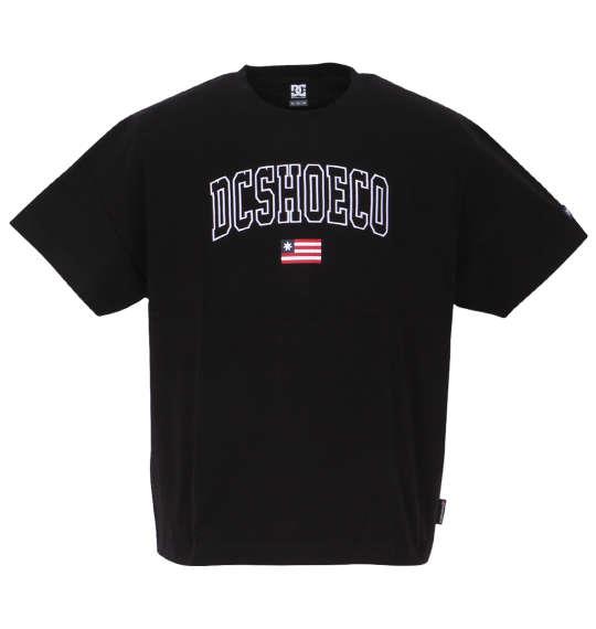 大きいサイズ メンズ DCSHOES 23 ARCH LOGO 半袖 Tシャツ ブラック 1278-3221-2 3L 4L 5L 6L