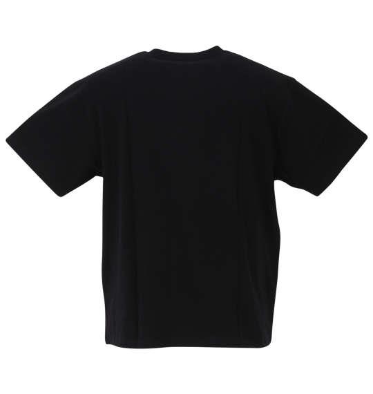 大きいサイズ メンズ 長州力 天竺プリント 半袖 Tシャツ ブラック 1278-3248-2 3L 4L 5L 6L 8L