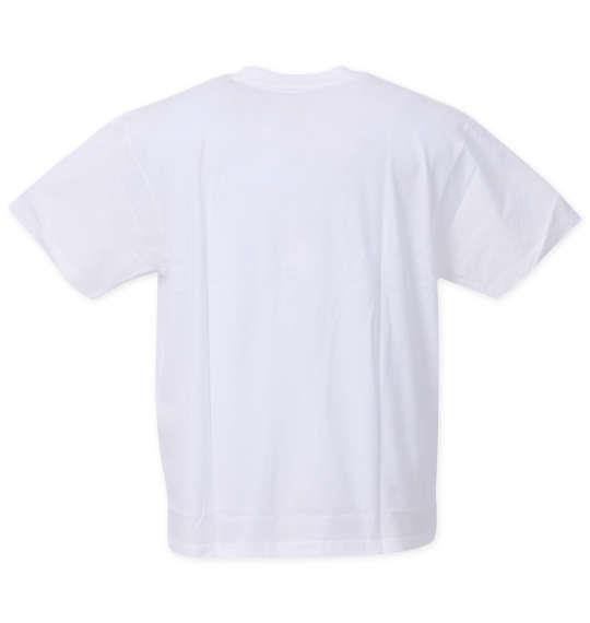 大きいサイズ メンズ Mc.S.P オーガニックコットン クルーネック 半袖 Tシャツ オフホワイト 1278-3520-1 3L 4L 5L 6L 7L 8L