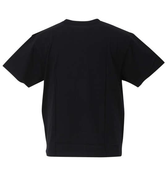 大きいサイズ メンズ Mc.S.P オーガニックコットン クルーネック 半袖 Tシャツ ブラック 1278-3520-2 3L 4L 5L 6L 7L 8L