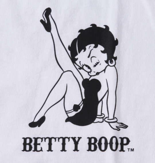 大きいサイズ メンズ BETTY BOOP 天竺プリント 半袖 Tシャツ オフホワイト 1278-3541-1 3L 4L 5L 6L 8L