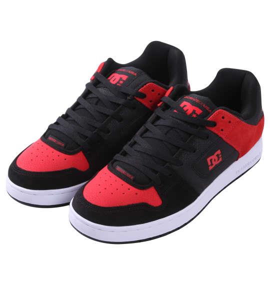 大きいサイズ メンズ DCSHOES スニーカー MANTECA SE ブラック × ブラック × レッド 1240-3211-1 30 31 32