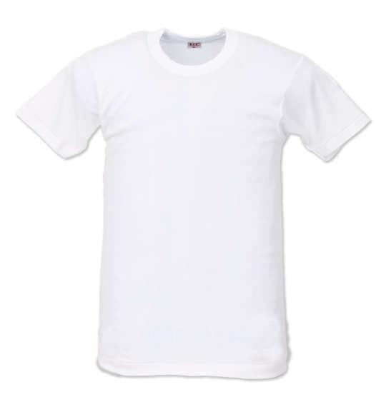 大きいサイズ メンズ B.V.D. 丸首 半袖 Tシャツ ホワイト 1249-2270-1 3L 4L 5L 6L