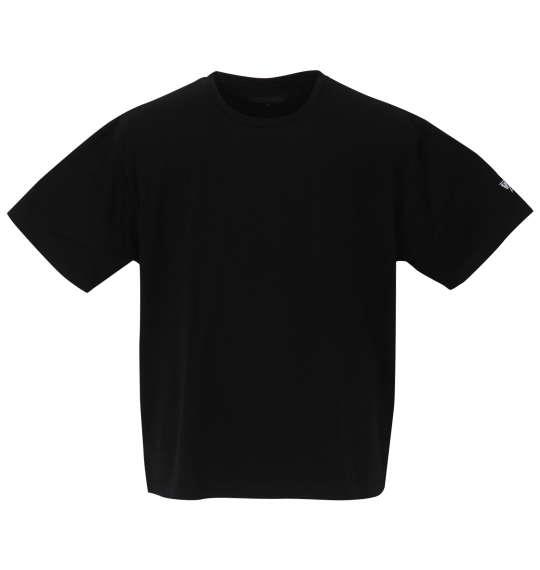 大きいサイズ メンズ in the attic ポンチ ノースリーブ パーカー + 半袖 Tシャツ ブラック × ブラック 1258-3222-2 3L 4L 5L 6L