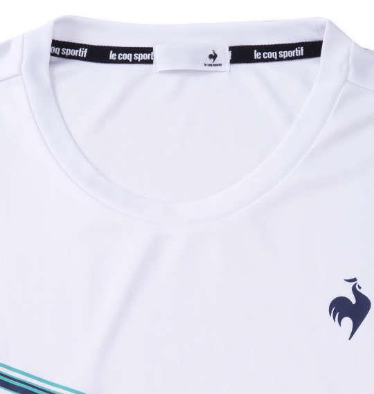 大きいサイズ メンズ LE COQ SPORTIF 杢スムースグラフィックプラクティス 半袖 Tシャツ ホワイト 1278-3260-1 3L 4L 5L 6L