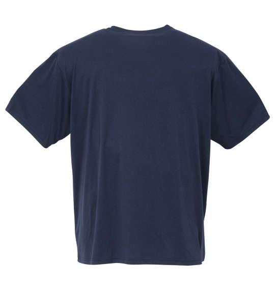 大きいサイズ メンズ LE COQ SPORTIF 杢スムースグラフィックプラクティス 半袖 Tシャツ ネイビー 1278-3260-2 3L 4L 5L 6L