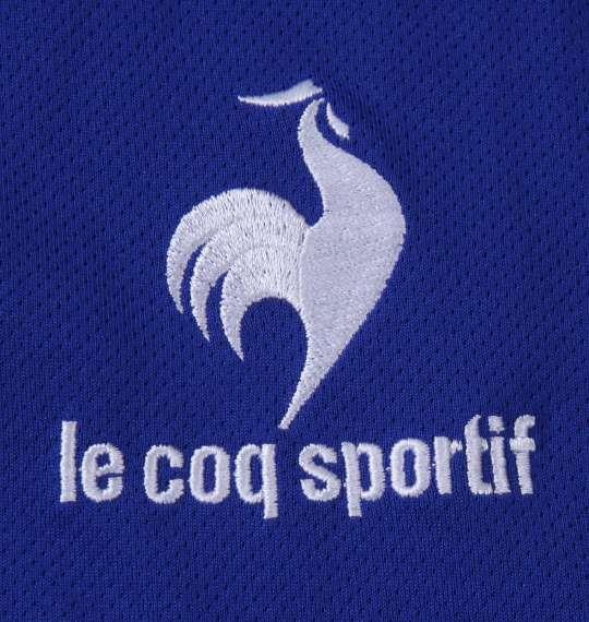 大きいサイズ メンズ LE COQ SPORTIF エコペット ハーフジップ 半袖 シャツ セーヌブルー 1278-3264-5 3L 4L 5L 6L