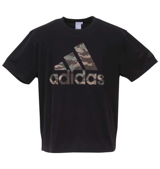 大きいサイズ メンズ adidas BOSカモ 半袖 Tシャツ ブラック 1278-3290-2 3XO 4XO 5XO 6XO 7XO 8XO