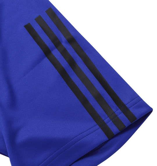 大きいサイズ メンズ adidas 半袖 Tシャツ ルシドブルー 1278-3292-1 3XO 4XO 5XO 6XO 7XO 8XO