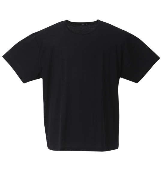 大きいサイズ メンズ De/Ou 消臭 クルーネック 半袖 Tシャツ ブラック 1249-3230-2 3L 4L 5L 6L 7L 8L