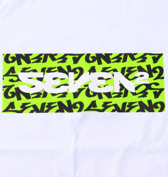 大きいサイズ メンズ SEVEN2 半袖 Tシャツ ホワイト 1268-3200-1 3L 4L 5L 6L 8L