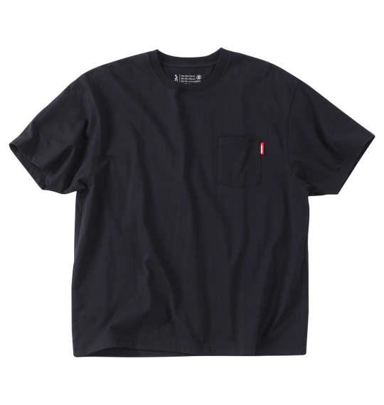 大きいサイズ メンズ SEVEN2 半袖 Tシャツ ブラック 1268-3202-2 3L 4L 5L 6L 8L