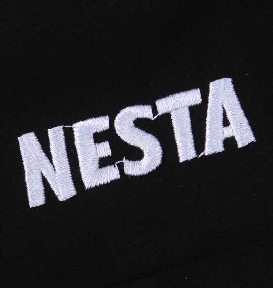 大きいサイズ メンズ NESTA BRAND オープンカラー 半袖 シャツ ブラック 1277-3250-2 3L 4L 5L 6L 8L