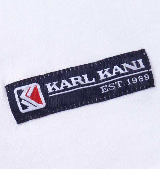 大きいサイズ メンズ KARL KANI 天竺 半袖 Tシャツ ホワイト 1278-3265-1 3L 4L 5L 6L 8L